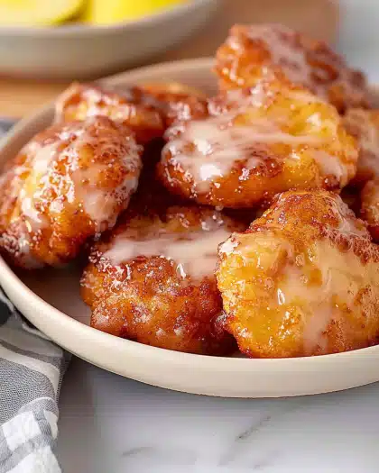 Skip the Oil: Get Crispy Apple Fritters in Under 20 Minutes